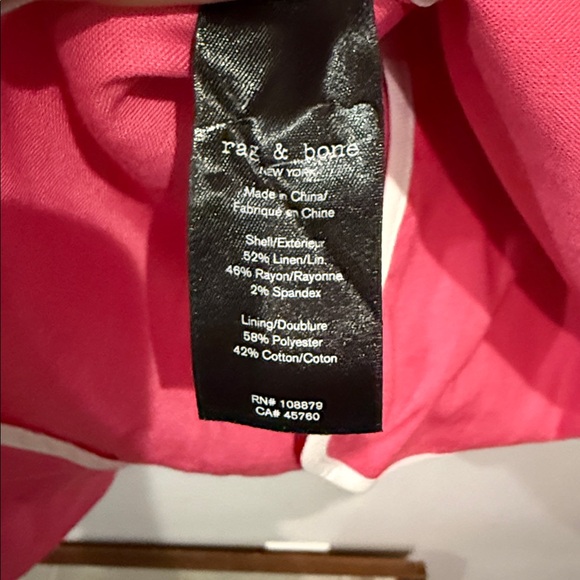 Rag and Bone Women’s Pink Blazer 10 - Picture 6 of 8